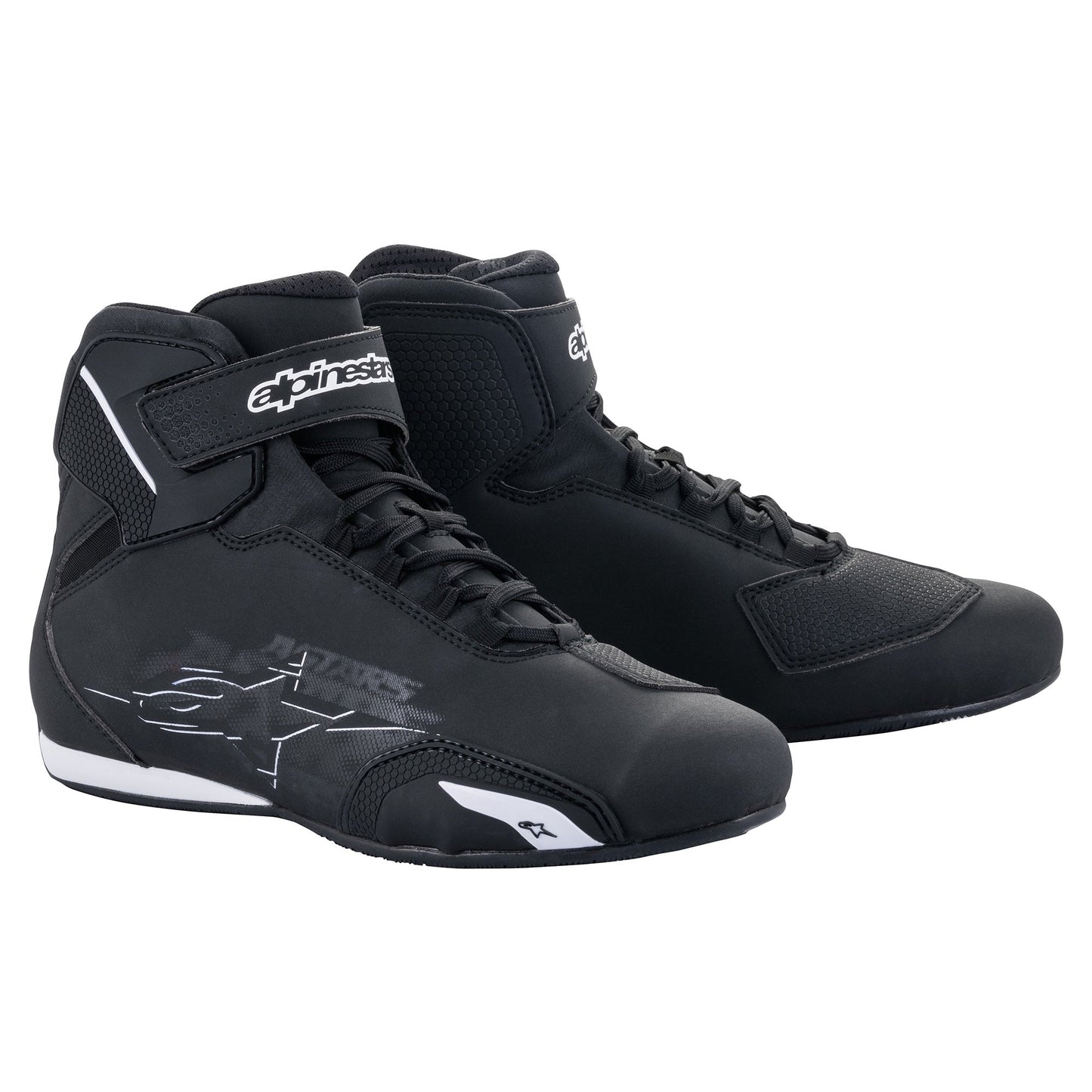 Alpinestars Sektor Riding Shoe - Black / White