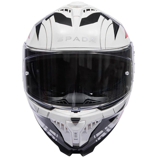 Spada SP18 Strike White/Black/Red Helmet