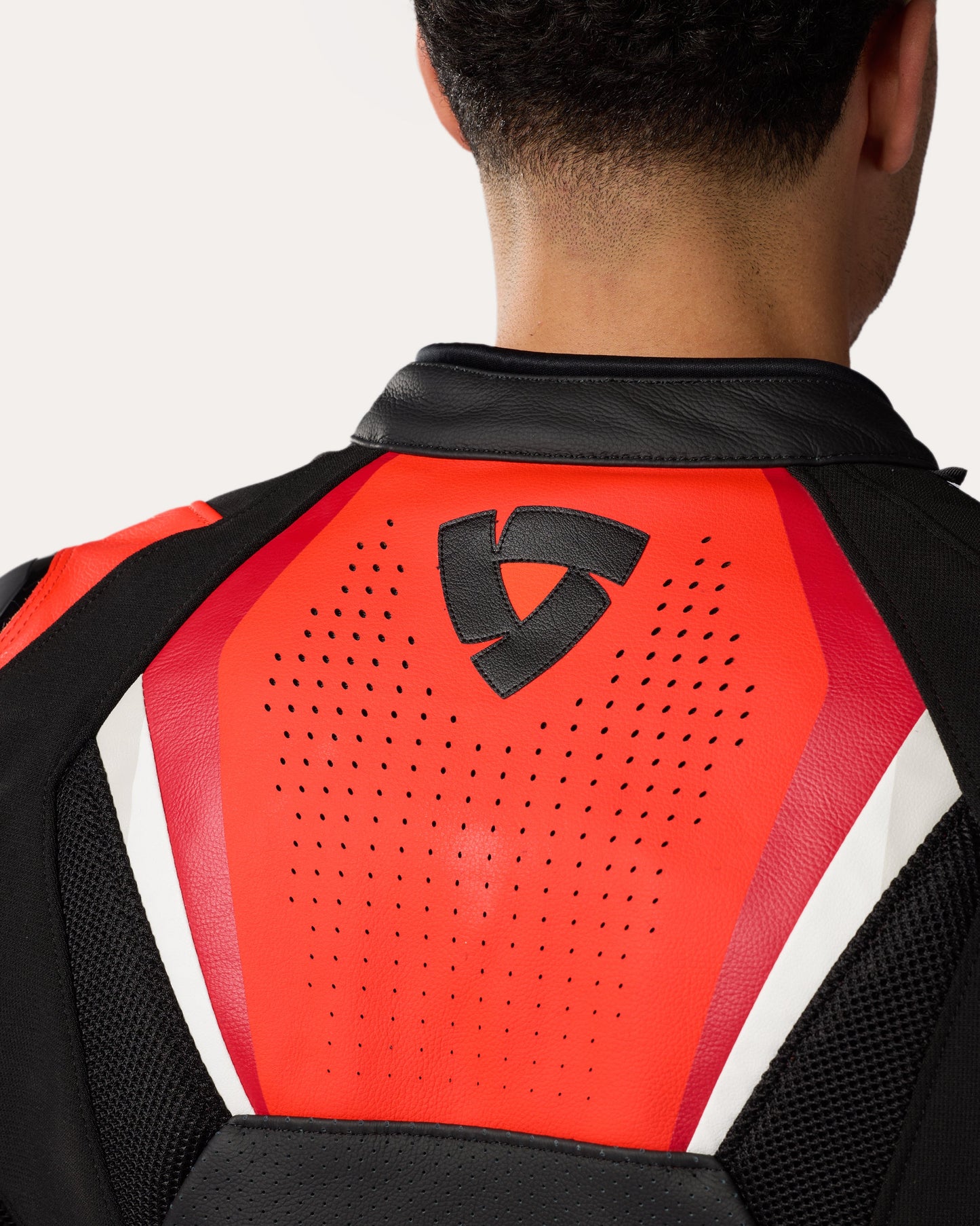Jacket Automate | Black-Neon Red