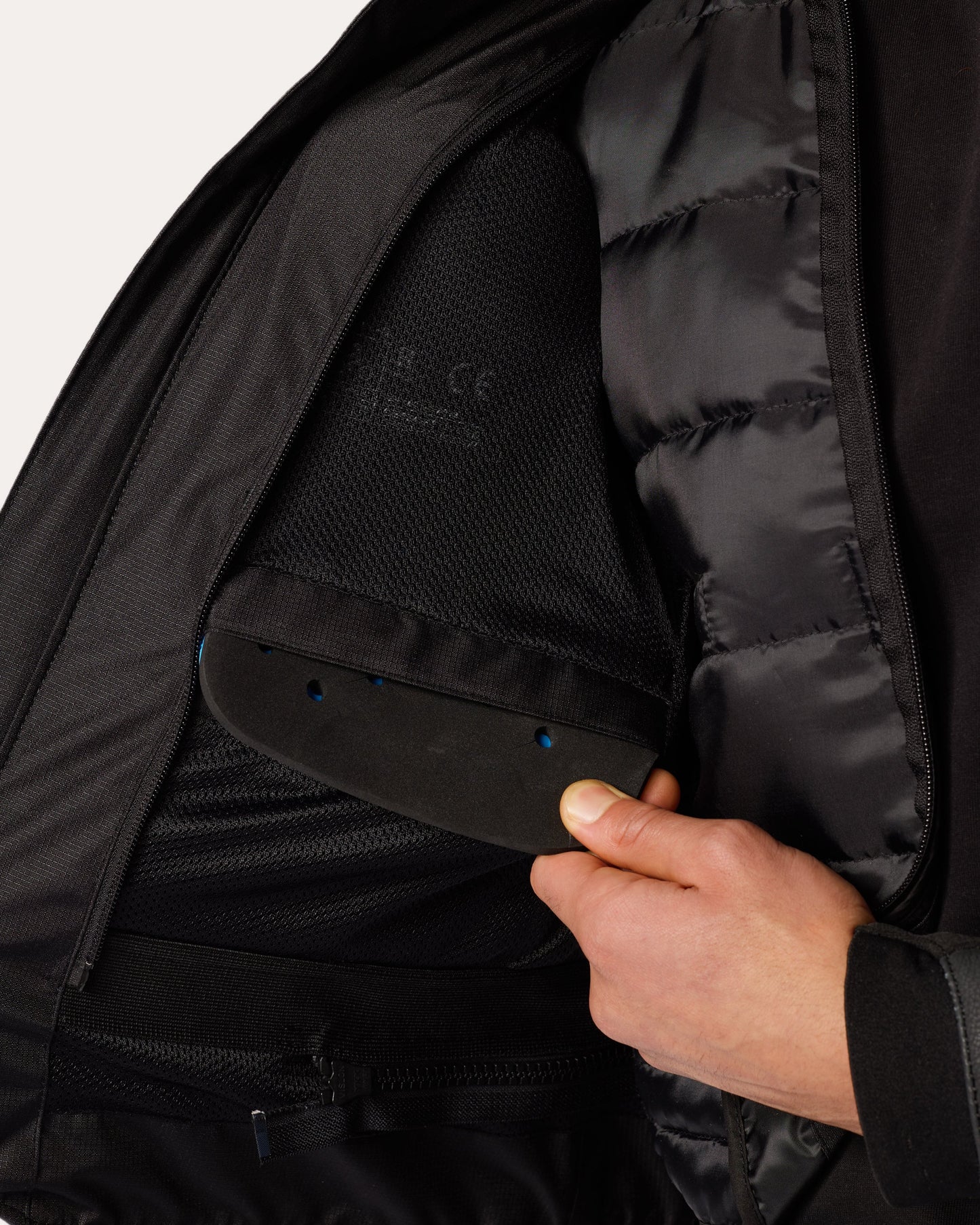 Jacket Automate | Black-Neon Red
