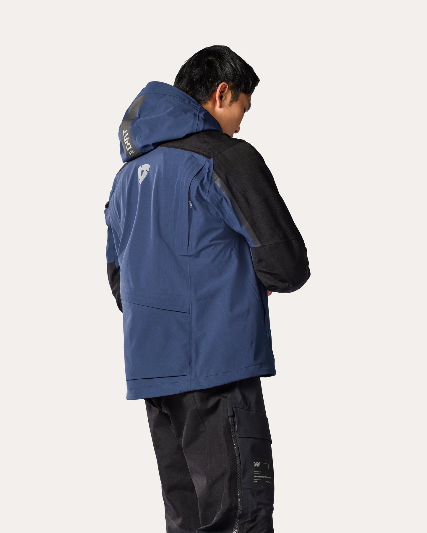 Jacket Component 3 H2O | Black-Dark Blue