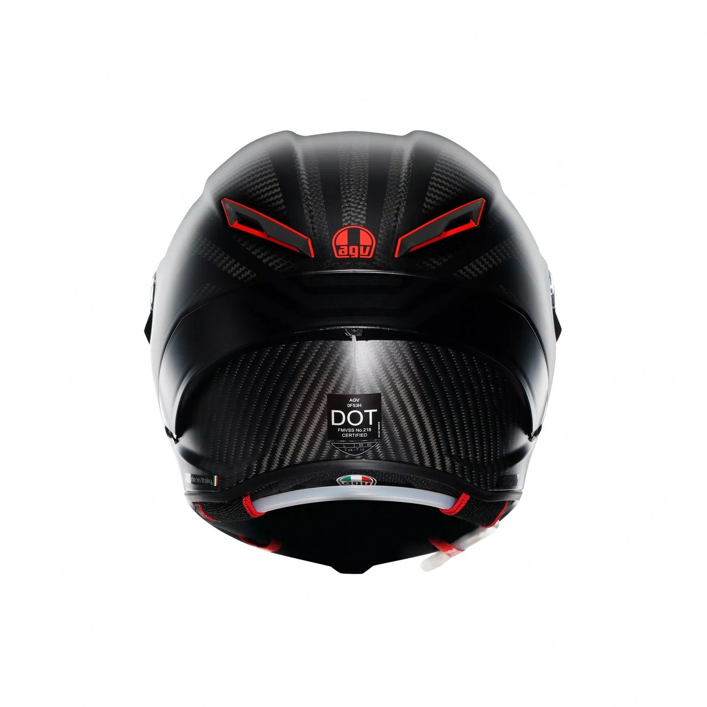 AGV Pista GP RR E2206 Intrepido Matt Carbon / Black / Red