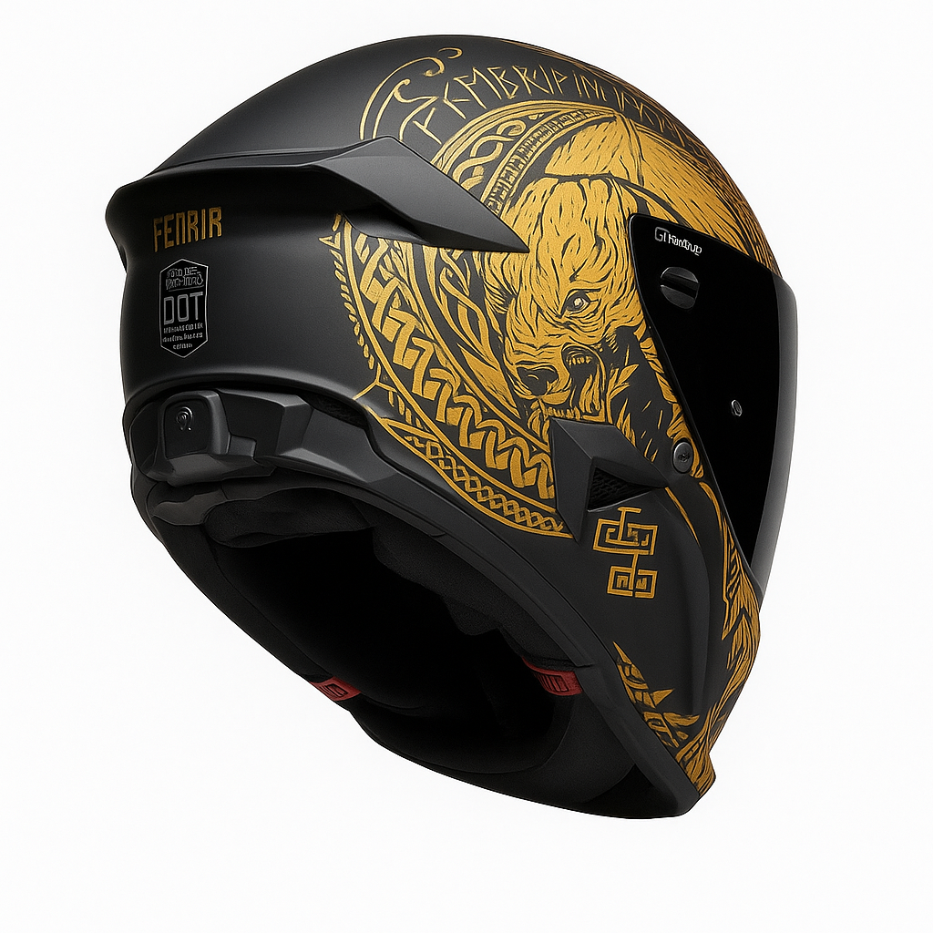 Midnight Fenrir Street Racing Helmet