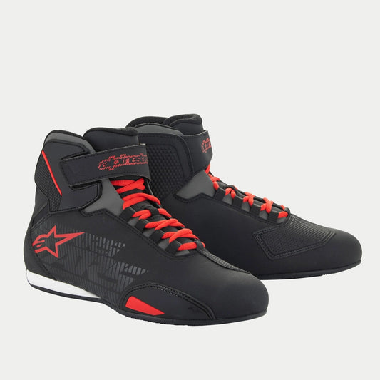 Alpinestars Sektor Shoe - Black / Bright / Red