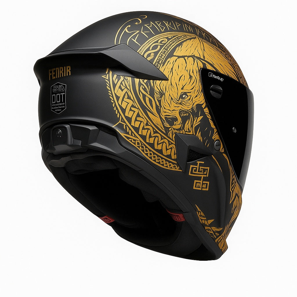 Midnight Fenrir Street Racing Helmet