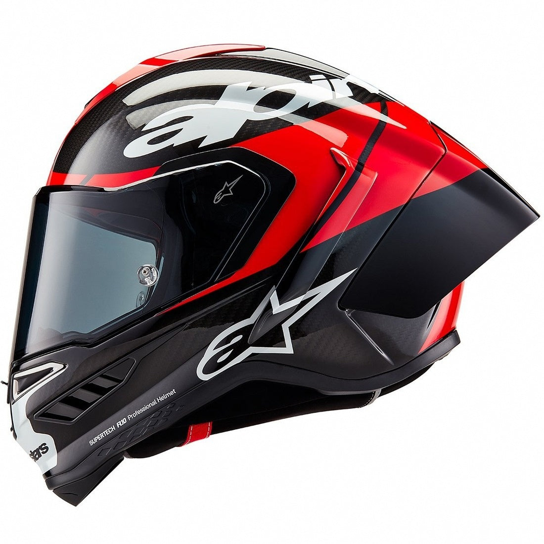 Supertech R10 Element Black Carbon / Bright Red
