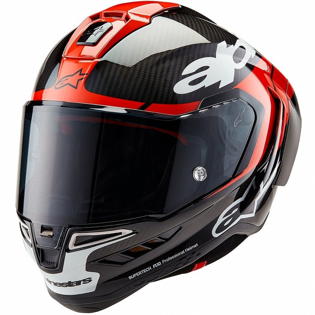 Supertech R10 Element Black Carbon / Bright Red