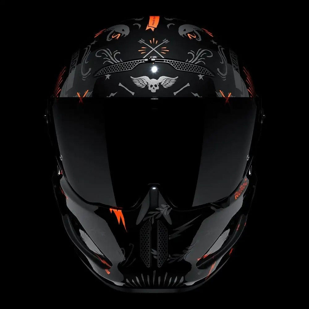 Ruroc AT4.0 Carbon Blackbird Full Face Helmet