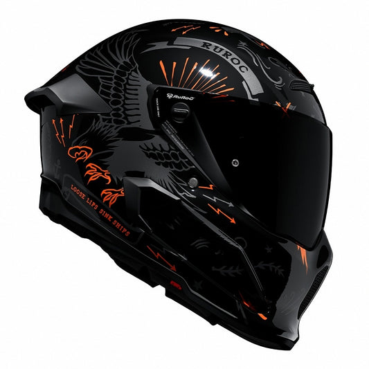 Ruroc AT4.0 Carbon Blackbird Full Face Helmet