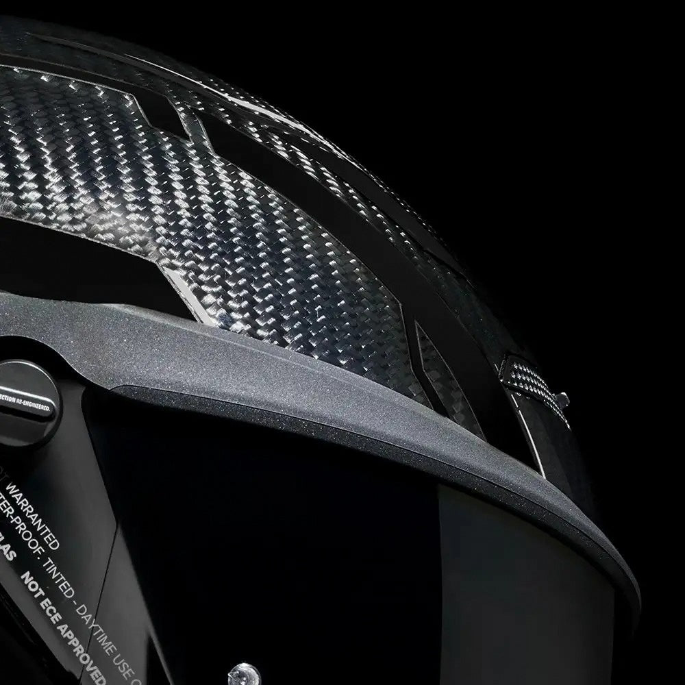 Ruroc AT4.0 TRACK Core Carbon Full Face Helmet – Gloss Carbon