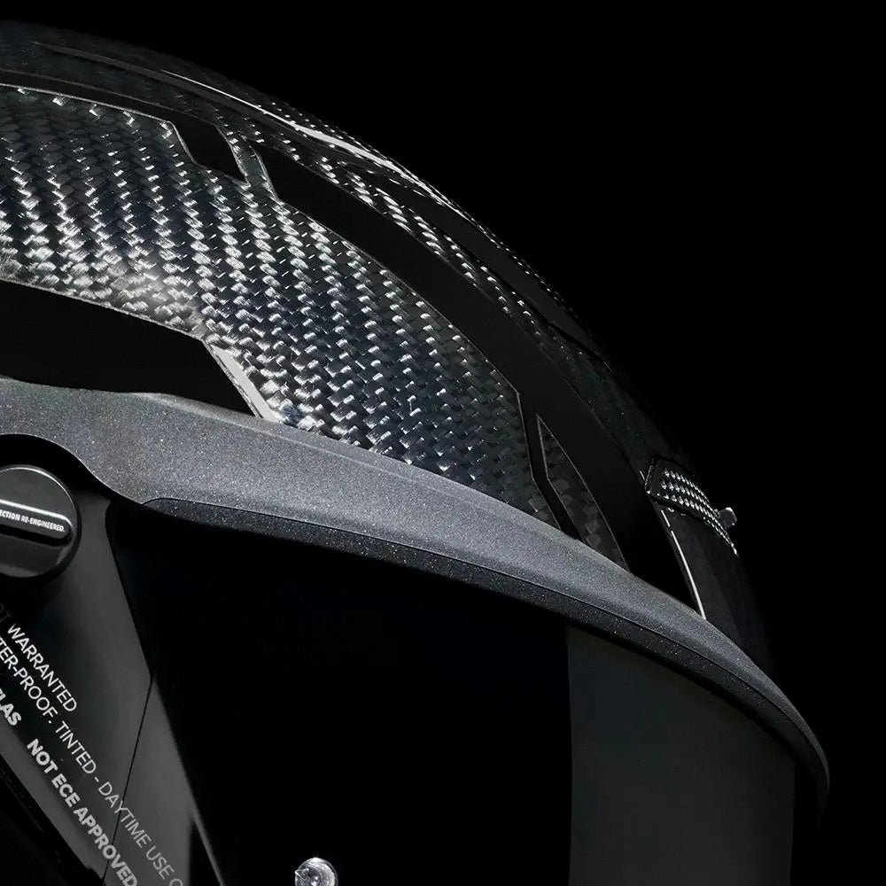 Ruroc AT4.0 TRACK Core Carbon Full Face Helmet – Gloss Carbon