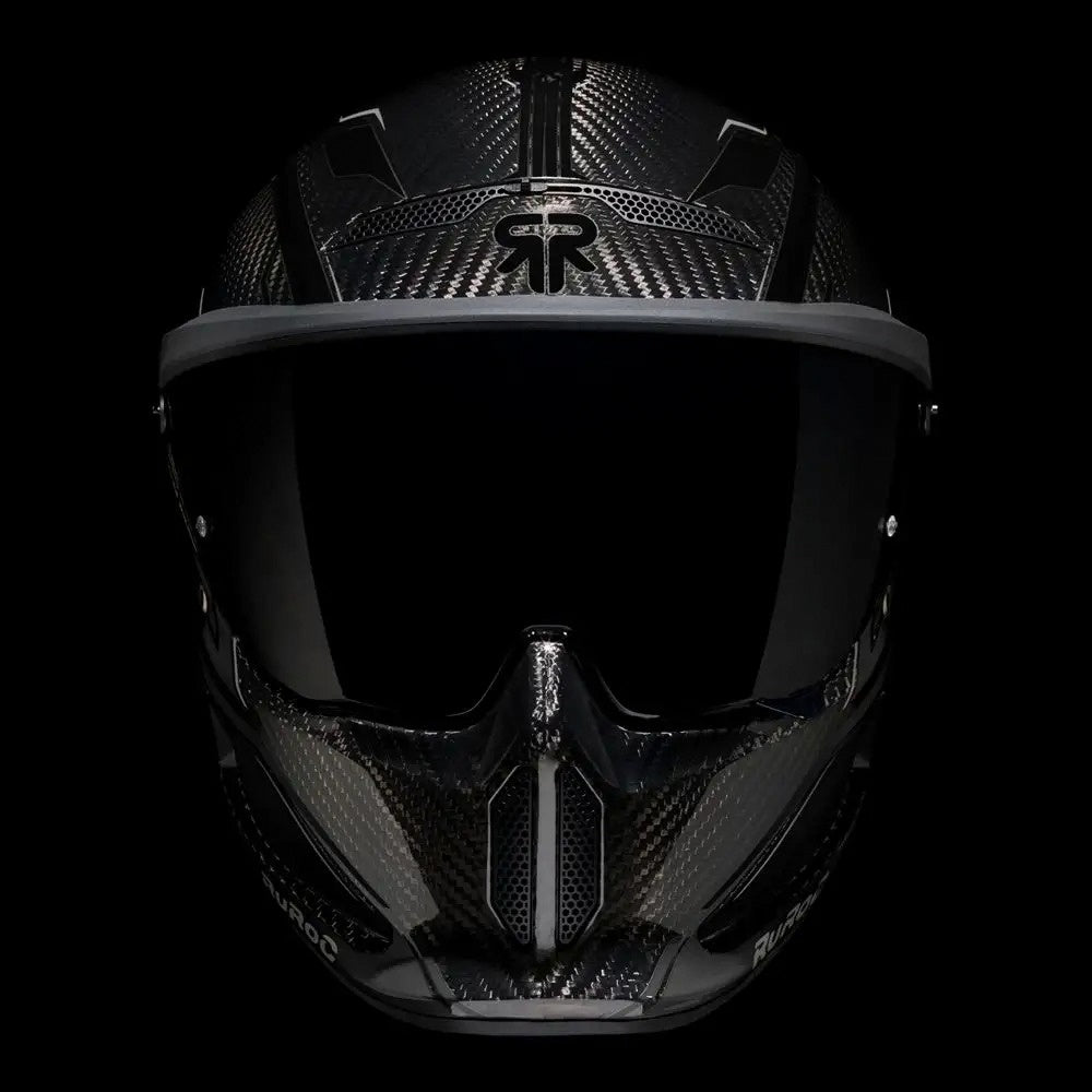 Ruroc AT4.0 TRACK Core Carbon Full Face Helmet – Gloss Carbon