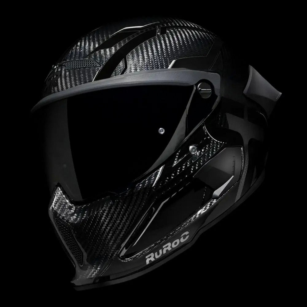 Ruroc AT4.0 TRACK Core Carbon Full Face Helmet – Gloss Carbon