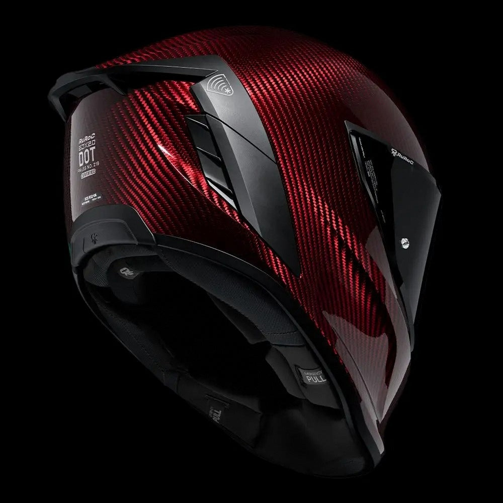 EOX 2.0 Logo Ruby Carbon Helmet RR