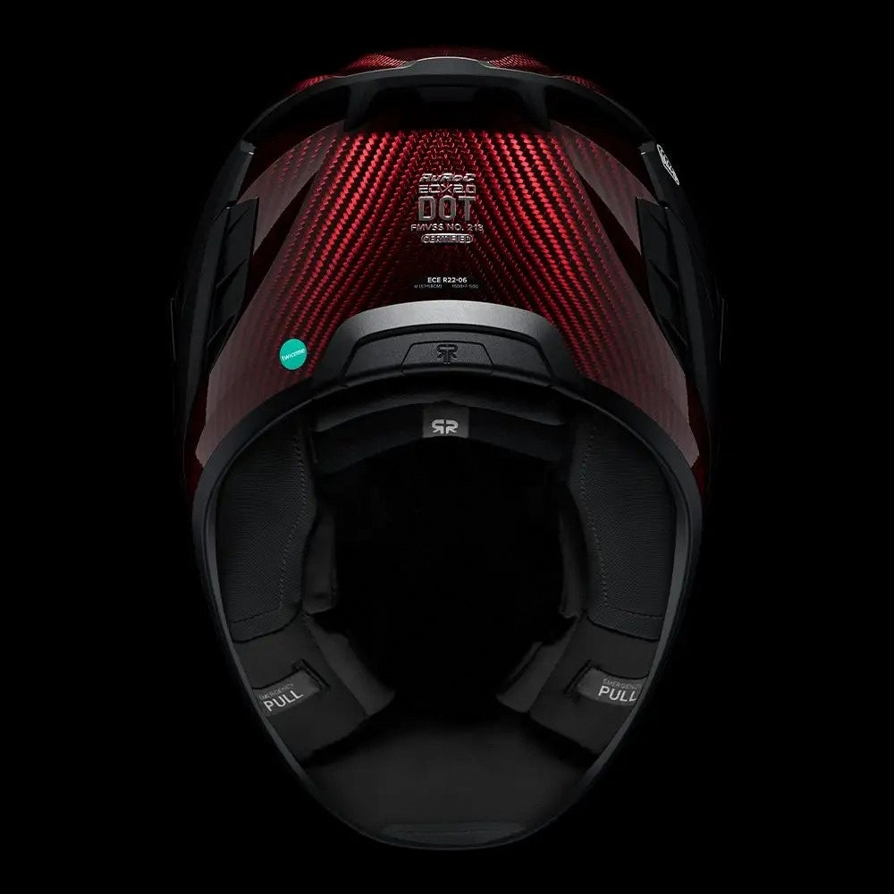 EOX 2.0 Logo Ruby Carbon Helmet