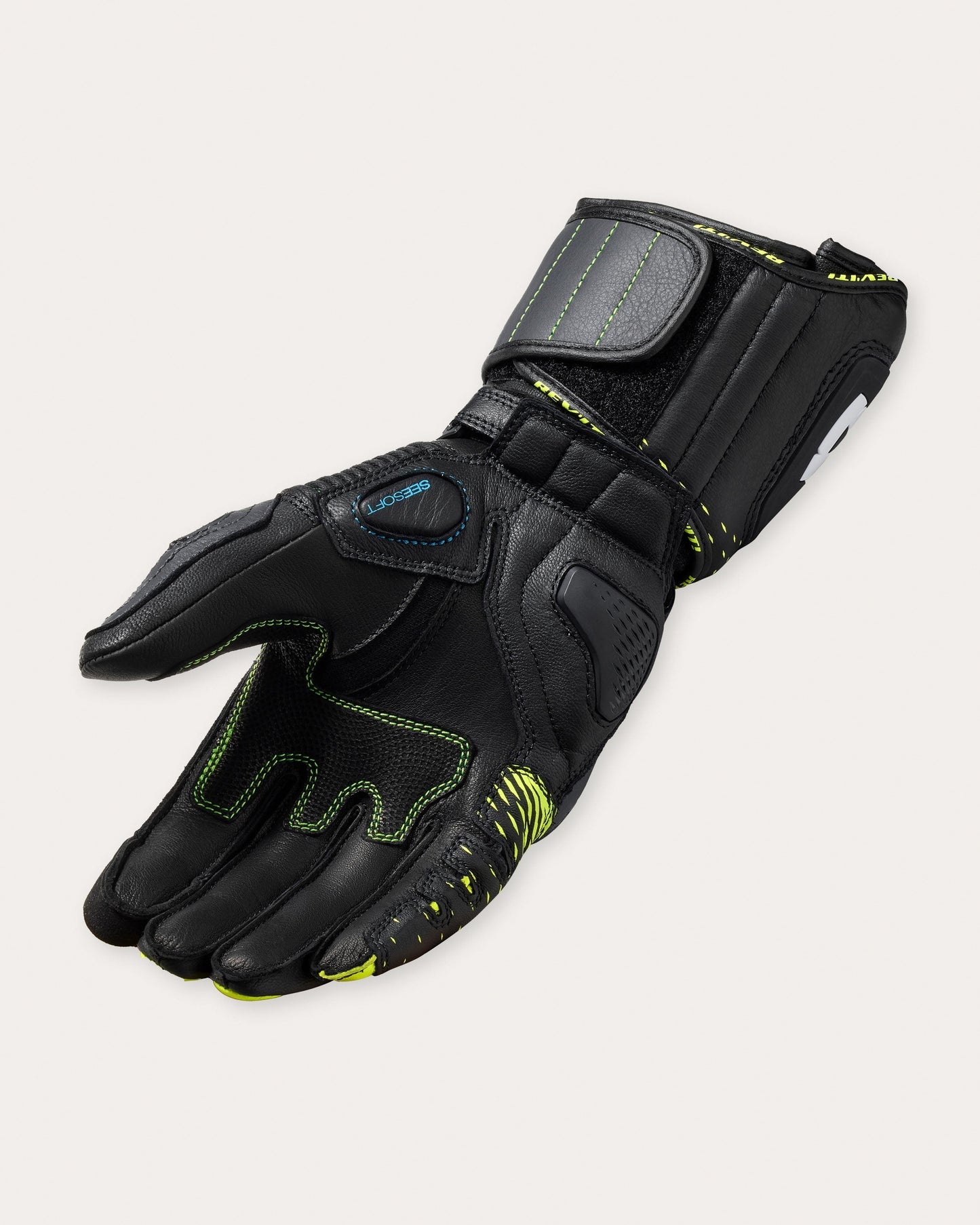 Gloves Control | Black-Neon Yellow