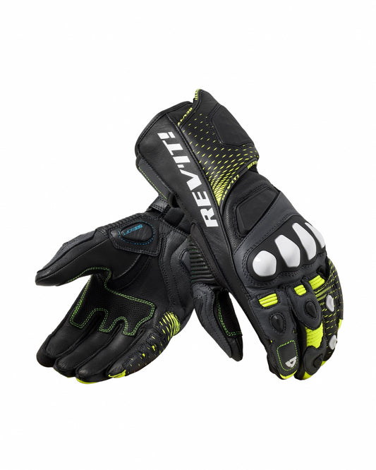 Gloves Control | Black-Neon Yellow