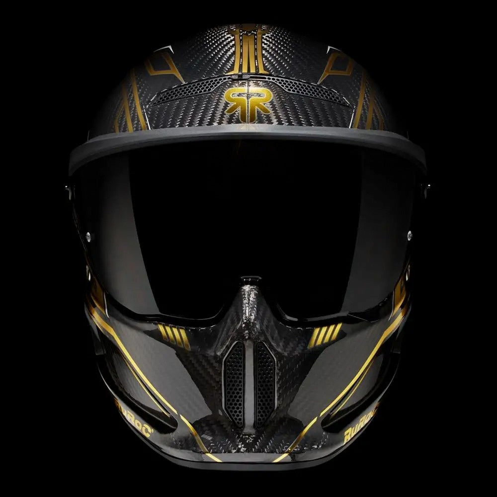 Ruroc AT4.0 Track Titan Gold Carbon Full Face Helmet