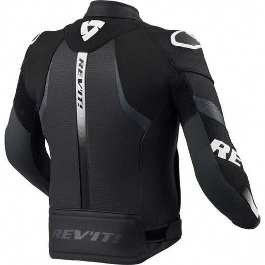 REVIT! Hyperspeed 3 Air Leather Jacket Black/White